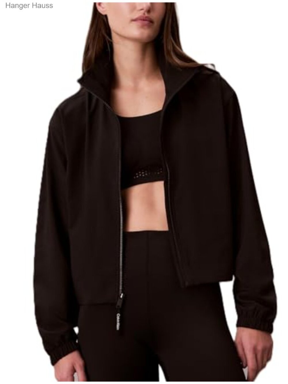 Calvin Klein Women's Modern Sport Windbreaker Jacket, Polyester Blend, Quick-Dry